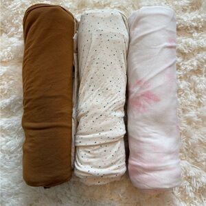 Lou Lou & Company Kids Leggings - Brown, Cream Dots, Pink Tie-Dye